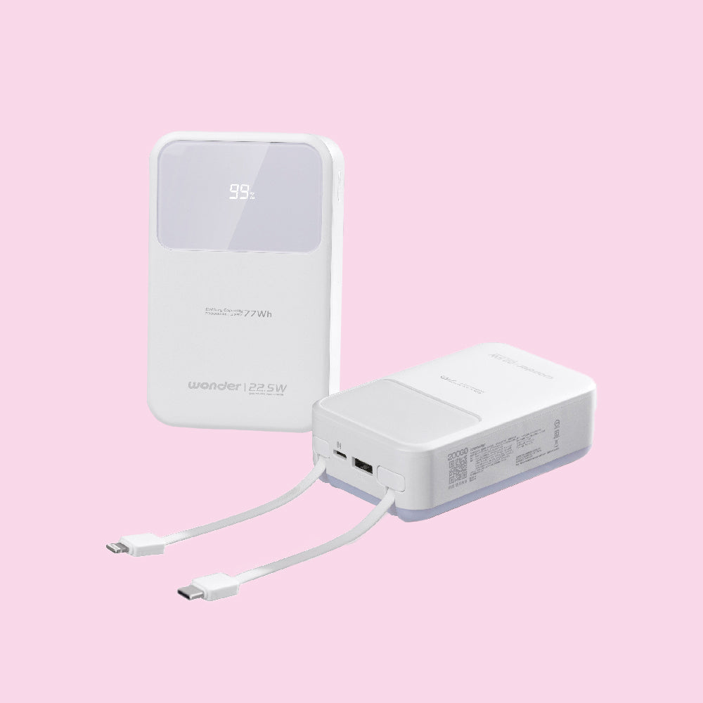 旺德20000mAh可拆線式行動電源