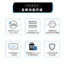 將圖片載入圖庫檢視器 旺德20000mAh多功能旅行插頭帶線行動電源

